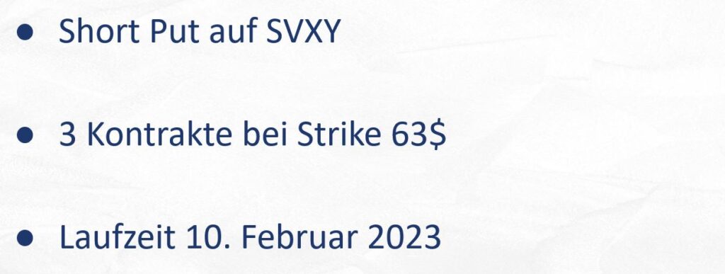 Short am Verfallstag Ausübung nach Verfall Beispiel